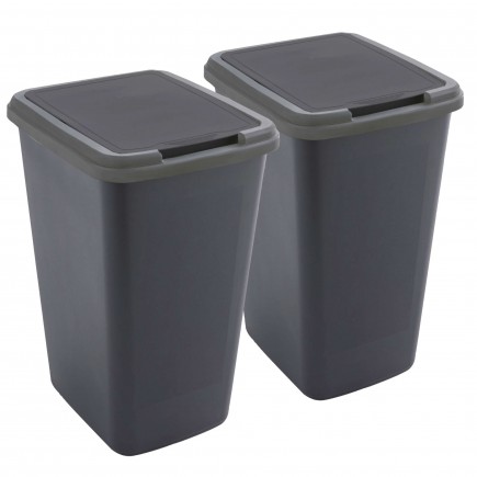 Poubelle de tri sélectif d’intérieur 50 litres en plastique recyclé GREEN BIN