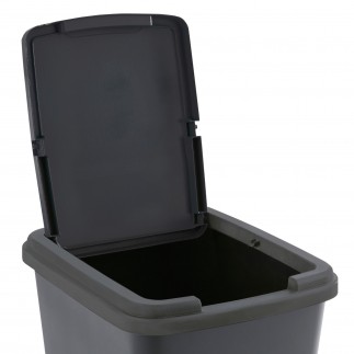 Lot de 2 poubelles de tri sélectif d’intérieur 50 litres en plastique recyclé GREEN BIN